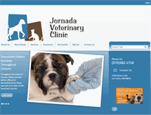 Tablet Screenshot of jornadaveterinaryclinic.com